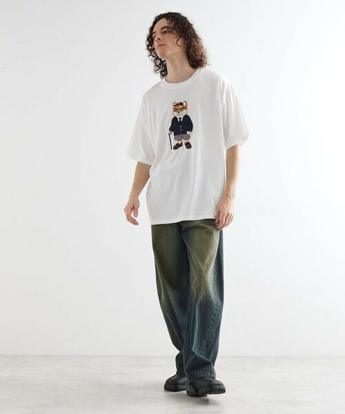 tk.TAKEO KIKUCHI / ティーケー タケオキクチ Tシャツ | アニマルサガラ刺繍Tシャツ | 詳細15