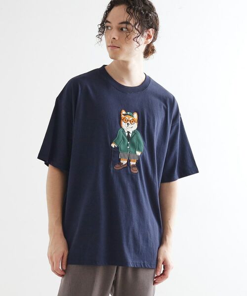 セール】 アニマルサガラ刺繍Tシャツ （Tシャツ）｜tk.TAKEO