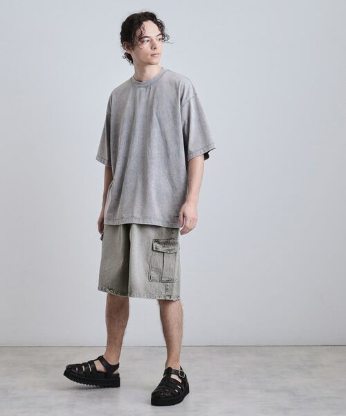tk.TAKEO KIKUCHI / ティーケー タケオキクチ ショート・ハーフ・半端丈パンツ | デニムカーゴショーツ | 詳細11