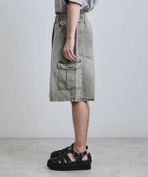 tk.TAKEO KIKUCHI / ティーケー タケオキクチ ショート・ハーフ・半端丈パンツ | デニムカーゴショーツ | 詳細14
