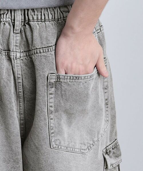 tk.TAKEO KIKUCHI / ティーケー タケオキクチ ショート・ハーフ・半端丈パンツ | デニムカーゴショーツ | 詳細18