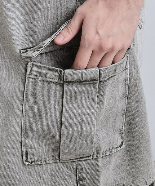 tk.TAKEO KIKUCHI / ティーケー タケオキクチ ショート・ハーフ・半端丈パンツ | デニムカーゴショーツ | 詳細21