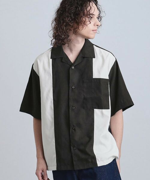 tk.TAKEO KIKUCHI / ティーケー タケオキクチ Tシャツ | フィブリル切替シャツ | 詳細1