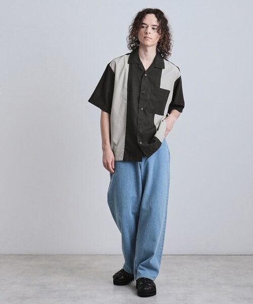 tk.TAKEO KIKUCHI / ティーケー タケオキクチ Tシャツ | フィブリル切替シャツ | 詳細10