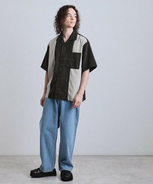 tk.TAKEO KIKUCHI / ティーケー タケオキクチ Tシャツ | フィブリル切替シャツ | 詳細11