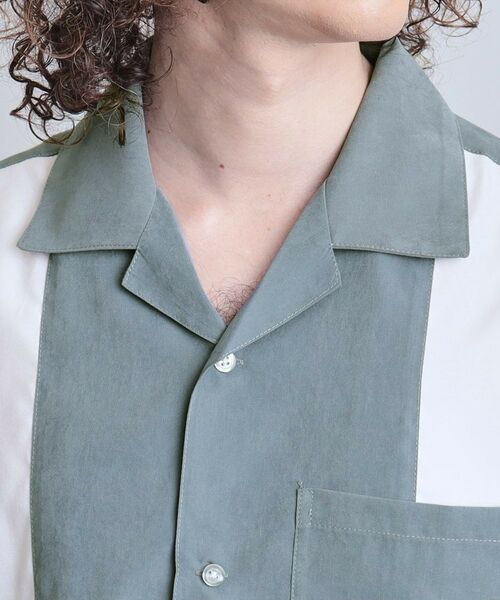 tk.TAKEO KIKUCHI / ティーケー タケオキクチ Tシャツ | フィブリル切替シャツ | 詳細20