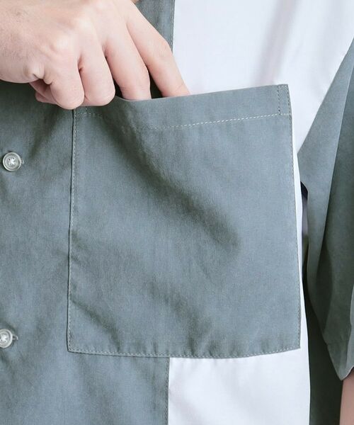 tk.TAKEO KIKUCHI / ティーケー タケオキクチ Tシャツ | フィブリル切替シャツ | 詳細22