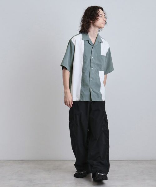 tk.TAKEO KIKUCHI / ティーケー タケオキクチ Tシャツ | フィブリル切替シャツ | 詳細7