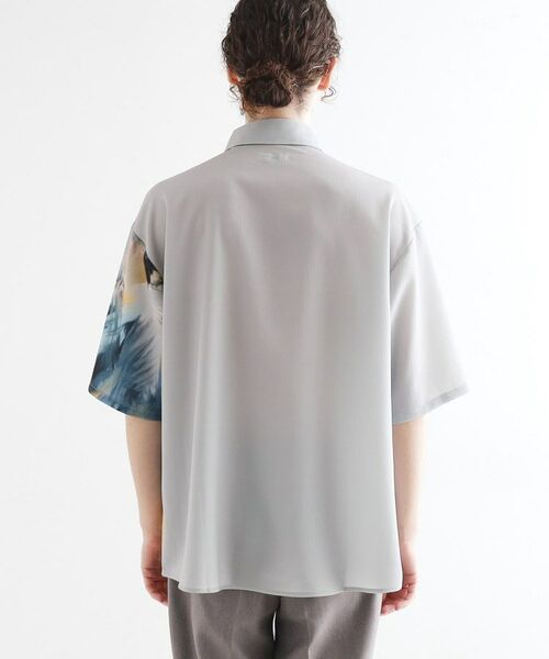 tk.TAKEO KIKUCHI / ティーケー タケオキクチ シャツ・ブラウス | ブラー楊柳ハーフプリントシャツ | 詳細11