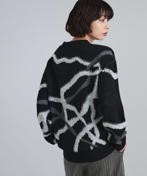 tk.TAKEO KIKUCHI / ティーケー タケオキクチ ニット・セーター | サガララインアートニットプルオーバー | 詳細12
