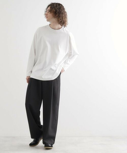 tk.TAKEO KIKUCHI / ティーケー タケオキクチ カットソー | ダブルシルエットスムースカットソー | 詳細3