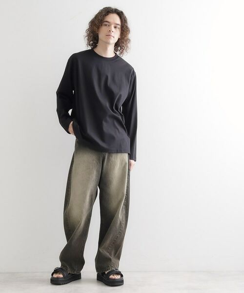 tk.TAKEO KIKUCHI / ティーケー タケオキクチ カットソー | ダブルシルエットスムースカットソー | 詳細7