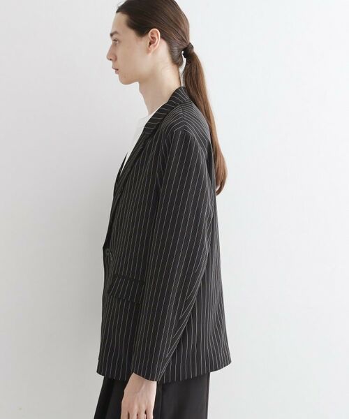 tk.TAKEO KIKUCHI / ティーケー タケオキクチ テーラードジャケット | 【セットアップ対応】ピンストライプルーズジャケット | 詳細11