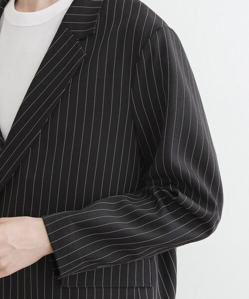 tk.TAKEO KIKUCHI / ティーケー タケオキクチ テーラードジャケット | 【セットアップ対応】ピンストライプルーズジャケット | 詳細14