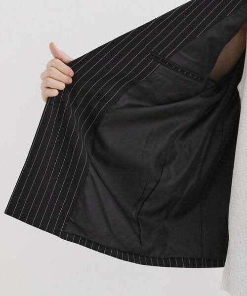tk.TAKEO KIKUCHI / ティーケー タケオキクチ テーラードジャケット | 【セットアップ対応】ピンストライプルーズジャケット | 詳細17