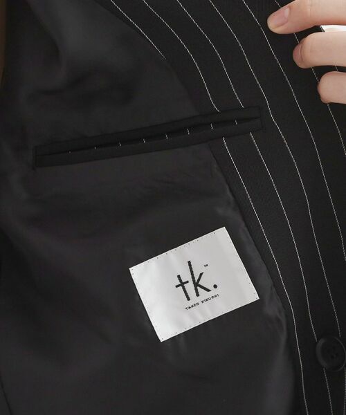 tk.TAKEO KIKUCHI / ティーケー タケオキクチ テーラードジャケット | 【セットアップ対応】ピンストライプルーズジャケット | 詳細18