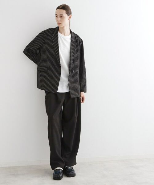 tk.TAKEO KIKUCHI / ティーケー タケオキクチ テーラードジャケット | 【セットアップ対応】ピンストライプルーズジャケット | 詳細8