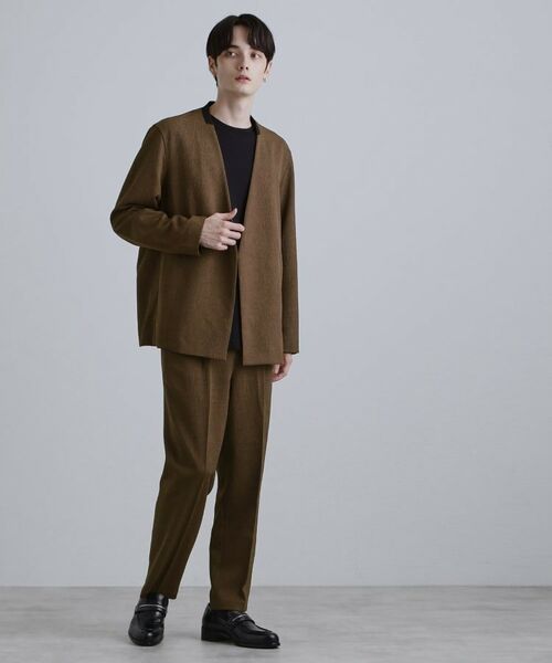 tk.TAKEO KIKUCHI / ティーケー タケオキクチ テーラードジャケット | 【セットアップ対応】テッククレープノーカラージャケット | 詳細11