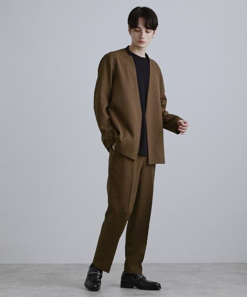 tk.TAKEO KIKUCHI / ティーケー タケオキクチ テーラードジャケット | 【セットアップ対応】テッククレープノーカラージャケット | 詳細12