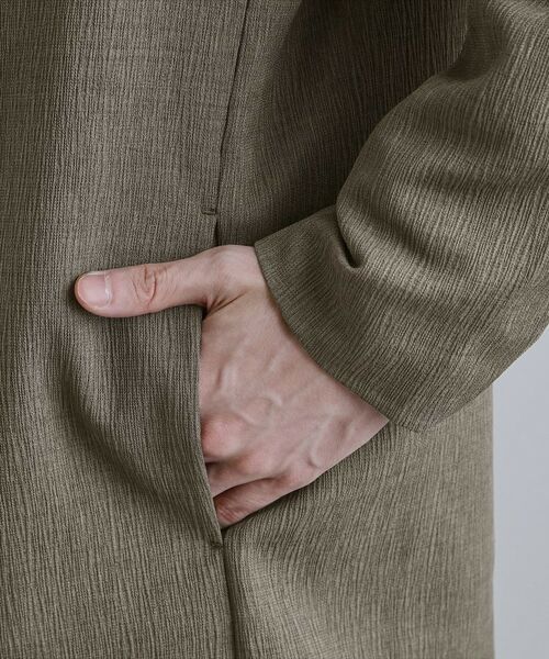 tk.TAKEO KIKUCHI / ティーケー タケオキクチ テーラードジャケット | 【セットアップ対応】テッククレープノーカラージャケット | 詳細19
