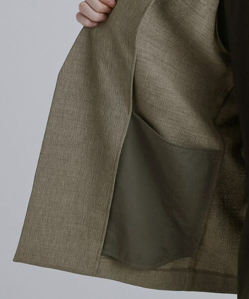 tk.TAKEO KIKUCHI / ティーケー タケオキクチ テーラードジャケット | 【セットアップ対応】テッククレープノーカラージャケット | 詳細21