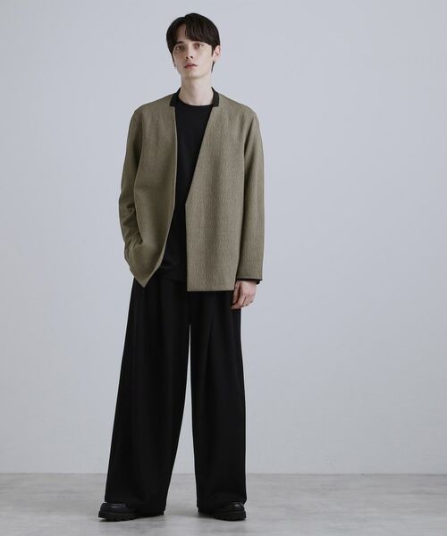 tk.TAKEO KIKUCHI / ティーケー タケオキクチ テーラードジャケット | 【セットアップ対応】テッククレープノーカラージャケット | 詳細3