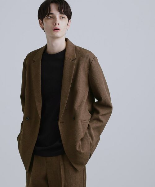 tk.TAKEO KIKUCHI / ティーケー タケオキクチ テーラードジャケット | 【セットアップ対応】テッククレープテーラードジャケット | 詳細10