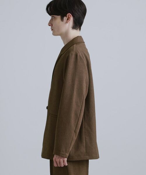 tk.TAKEO KIKUCHI / ティーケー タケオキクチ テーラードジャケット | 【セットアップ対応】テッククレープテーラードジャケット | 詳細15