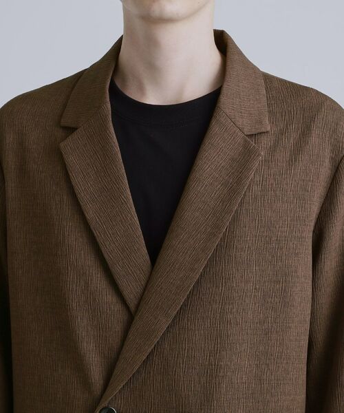 tk.TAKEO KIKUCHI / ティーケー タケオキクチ テーラードジャケット | 【セットアップ対応】テッククレープテーラードジャケット | 詳細17
