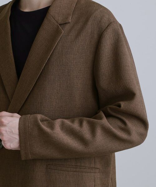tk.TAKEO KIKUCHI / ティーケー タケオキクチ テーラードジャケット | 【セットアップ対応】テッククレープテーラードジャケット | 詳細18