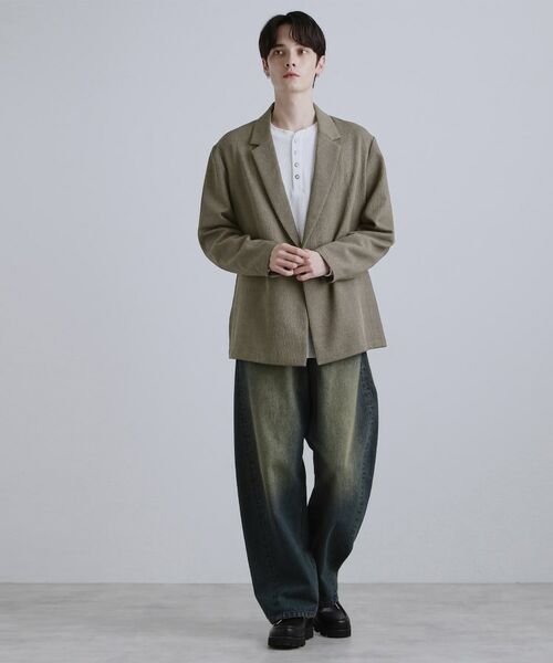 tk.TAKEO KIKUCHI / ティーケー タケオキクチ テーラードジャケット | 【セットアップ対応】テッククレープテーラードジャケット | 詳細3