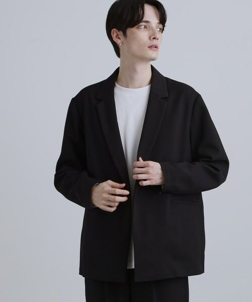 tk.TAKEO KIKUCHI / ティーケー タケオキクチ テーラードジャケット | 【セットアップ対応】テッククレープテーラードジャケット | 詳細6