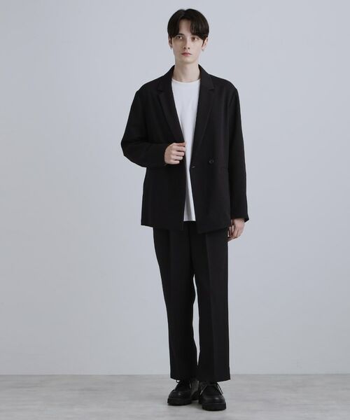 tk.TAKEO KIKUCHI / ティーケー タケオキクチ テーラードジャケット | 【セットアップ対応】テッククレープテーラードジャケット | 詳細8