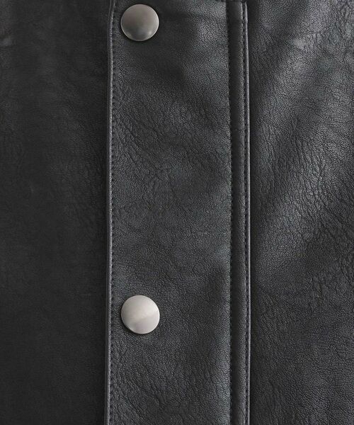 tk.TAKEO KIKUCHI / ティーケー タケオキクチ レザーブルゾン・ジャケット | クラシックハンティングジャケット | 詳細15