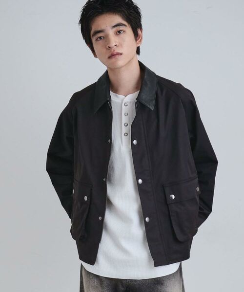 tk.TAKEO KIKUCHI / ティーケー タケオキクチ レザーブルゾン・ジャケット | クラシックハンティングジャケット | 詳細16