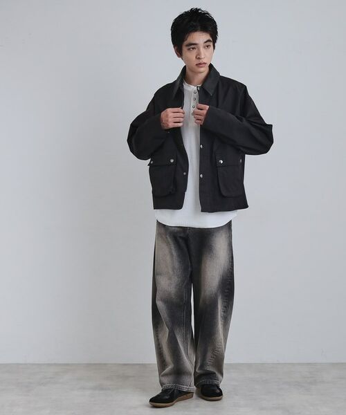 tk.TAKEO KIKUCHI / ティーケー タケオキクチ レザーブルゾン・ジャケット | クラシックハンティングジャケット | 詳細18