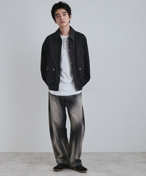 tk.TAKEO KIKUCHI / ティーケー タケオキクチ レザーブルゾン・ジャケット | クラシックハンティングジャケット | 詳細19