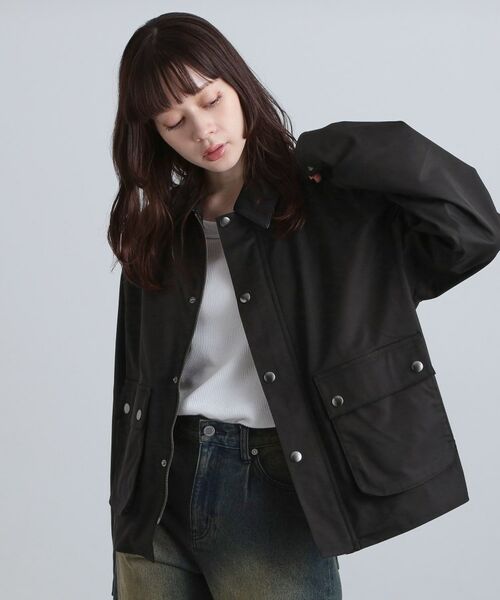 tk.TAKEO KIKUCHI / ティーケー タケオキクチ レザーブルゾン・ジャケット | クラシックハンティングジャケット | 詳細20