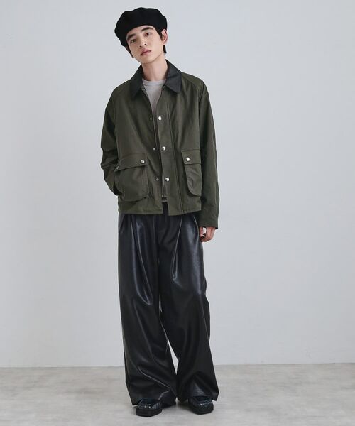 tk.TAKEO KIKUCHI / ティーケー タケオキクチ レザーブルゾン・ジャケット | クラシックハンティングジャケット | 詳細28