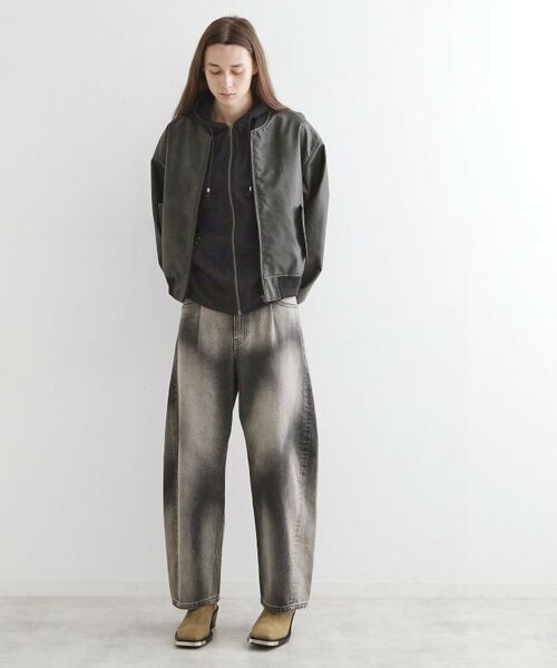 tk.TAKEO KIKUCHI / ティーケー タケオキクチ レザーブルゾン・ジャケット | シンセティックレザー MA－1 | 詳細22