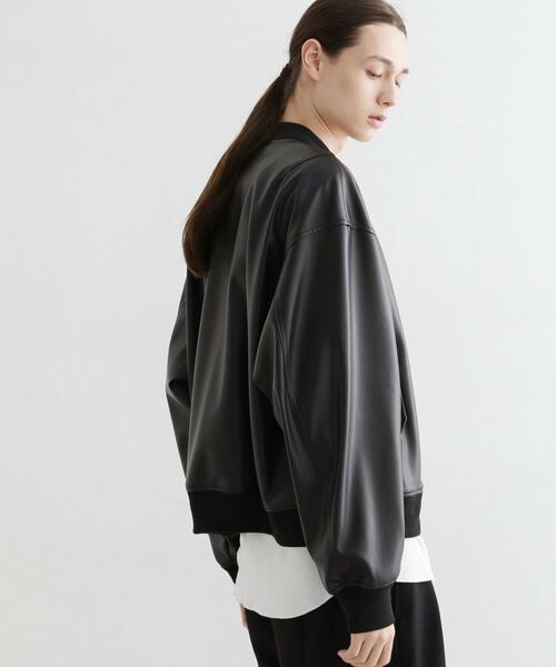 tk.TAKEO KIKUCHI / ティーケー タケオキクチ レザーブルゾン・ジャケット | シンセティックレザー MA－1 | 詳細7