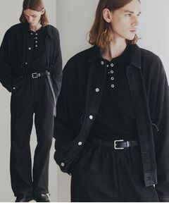 tk.TAKEO KIKUCHI / ティーケー タケオキクチ Gジャン・デニムジャケット | 【上下2点セット】デニムブルゾン＋ワイドデニムパンツ