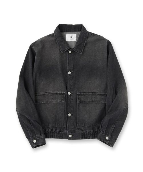 tk.TAKEO KIKUCHI / ティーケー タケオキクチ Gジャン・デニムジャケット | 【上下2点セット】デニムブルゾン+ワイドデニムパンツ | 詳細1