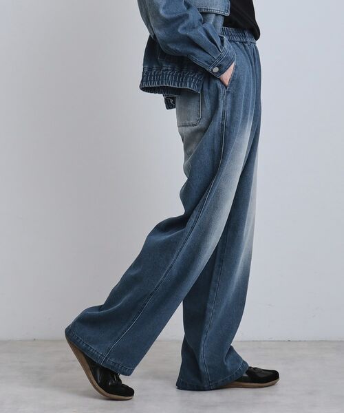 tk.TAKEO KIKUCHI / ティーケー タケオキクチ Gジャン・デニムジャケット | 【上下2点セット】デニムブルゾン+ワイドデニムパンツ | 詳細18