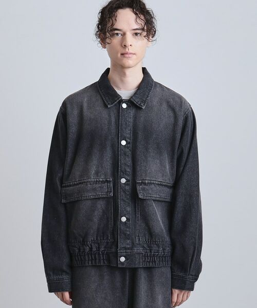 tk.TAKEO KIKUCHI / ティーケー タケオキクチ Gジャン・デニムジャケット | 【上下2点セット】デニムブルゾン+ワイドデニムパンツ | 詳細21