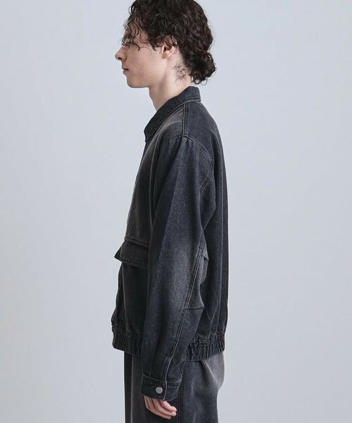 tk.TAKEO KIKUCHI / ティーケー タケオキクチ Gジャン・デニムジャケット | 【上下2点セット】デニムブルゾン+ワイドデニムパンツ | 詳細22