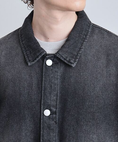 tk.TAKEO KIKUCHI / ティーケー タケオキクチ Gジャン・デニムジャケット | 【上下2点セット】デニムブルゾン+ワイドデニムパンツ | 詳細24