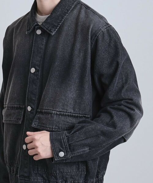 tk.TAKEO KIKUCHI / ティーケー タケオキクチ Gジャン・デニムジャケット | 【上下2点セット】デニムブルゾン+ワイドデニムパンツ | 詳細25