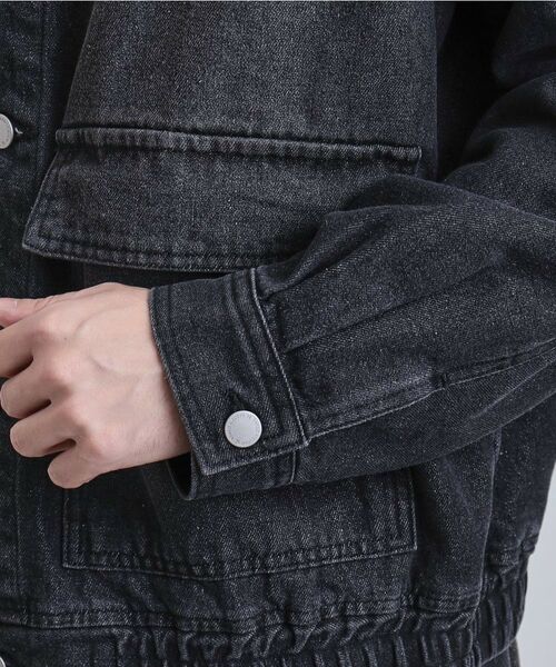tk.TAKEO KIKUCHI / ティーケー タケオキクチ Gジャン・デニムジャケット | 【上下2点セット】デニムブルゾン+ワイドデニムパンツ | 詳細26