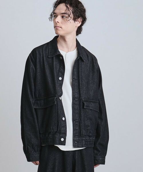 tk.TAKEO KIKUCHI / ティーケー タケオキクチ Gジャン・デニムジャケット | 【上下2点セット】デニムブルゾン+ワイドデニムパンツ | 詳細9